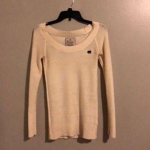 Cream color tunic sweater
